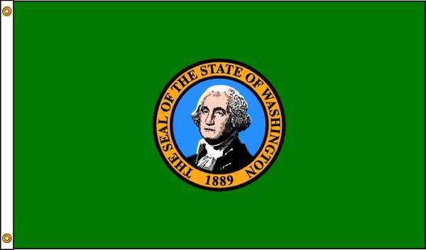 Picture of Annin Flagmakers 145770 4 ft. X 6 ft. Nyl-Glo Washington Flag