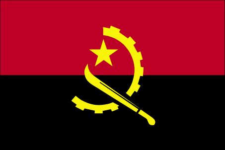 Picture of Annin Flagmakers 190282 5 ft. X 8 ft. Nyl-Glo Angola Flag