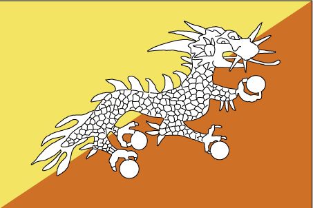 5 ft. X 8 ft. Nyl-Glo Bhutan Flag