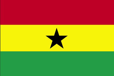 5 ft. X 8 ft. Nyl-Glo Ghana Flag