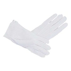 Pr White Parade Gloves Large