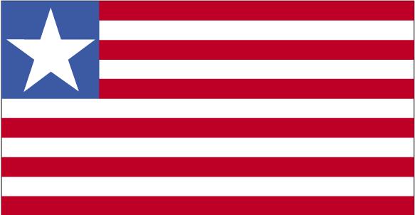 5 ft. X 8 ft. Nyl-Glo Liberia Flag