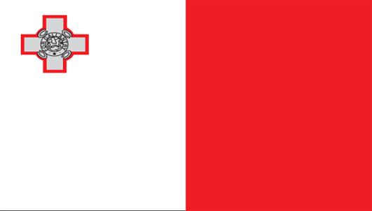 5 ft. X 8 ft. Nyl-Glo Malta Flag