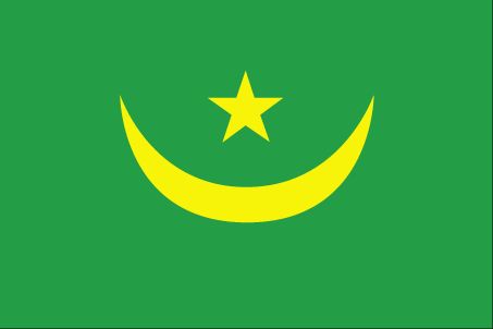 5 ft. X 8 ft. Nyl-Glo Mauritania Flag