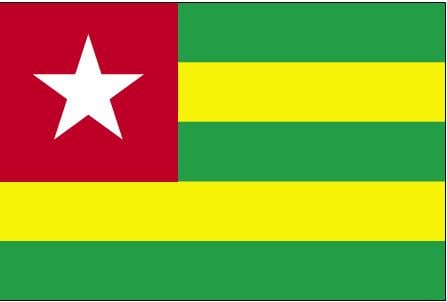 5 ft. X 8 ft. Nyl-Glo Togo Flag
