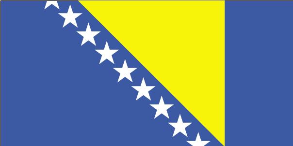 Picture of Annin Flagmakers 221715 5 ft. X 8 ft. Nyl-Glo Bosnia-Herzegovina Flag