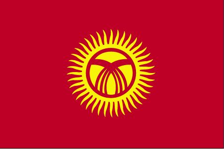 5 ft. X 8 ft. Nyl-Glo Kyrgyzstan Flag