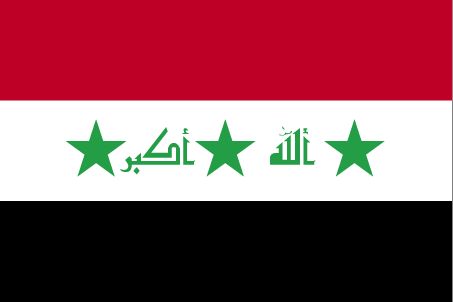 Picture of Annin Flagmakers 193861 5 ft. X 8 ft. Nyl-Glo Iraq Flag Single-Reverse 2008