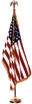 Picture of Annin Flagmakers 592010 Indoor Mountings for 3 ft. X 5 ft. State or International Flag