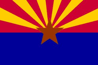 Picture of Annin Flagmakers 140282 6 ft. X 10 ft. Nyl-Glo Arizona Flag Print Panel