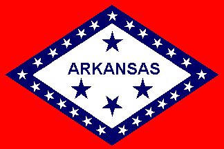 Picture of Annin Flagmakers 140381 6 ft. X 10 ft. Nyl-Glo Arkansas Flag