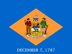 Picture of Annin Flagmakers 140881 6 ft. X 10 ft. Nyl-Glo Delaware Flag
