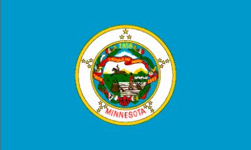 Picture of Annin Flagmakers 142782 6 ft. X 10 ft. Nyl-Glo Minnesota Flag