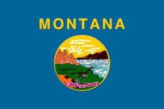 6 ft. X 10 ft. Nyl-Glo Montana Flag