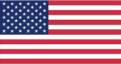 8 ft. X 12 ft. Cotton Bunting U.S.