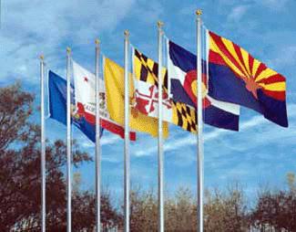 2 ft. X 3 ft. Nyl-Glo 50 States Flag Set