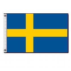 Picture of Annin Flagmakers 197982 2 ft. X 3 ft. Nyl-Glo Sweden Flag