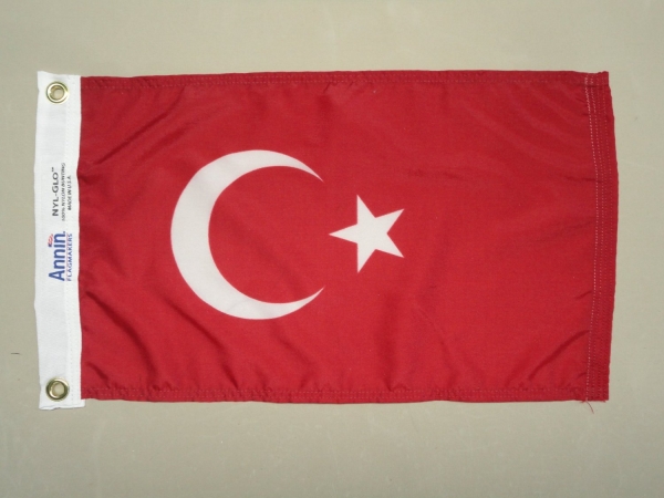 198605WE 12 in. X 18 in. Nyl-Glo Turkey Flag