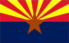 Picture of Annin Flagmakers 140250 2 ft. X 3 ft. Nyl-Glo Arizona Flag