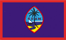 2 ft. X 3 ft. Nyl-Glo Guam Flag
