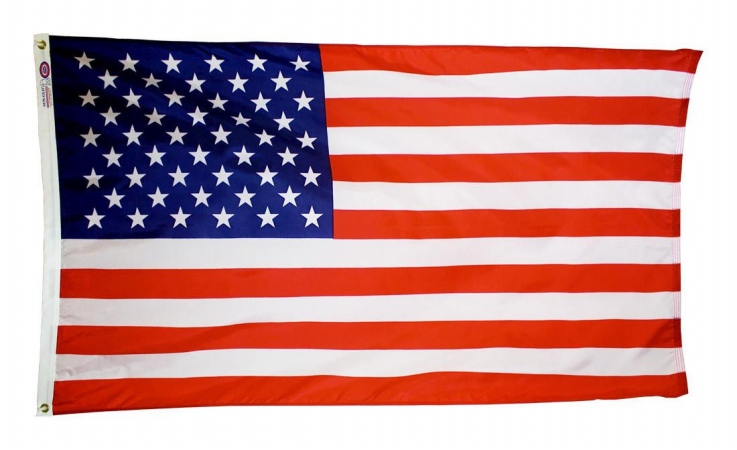 3 ft. X 5 ft. Sun- Glo U.S. Flag, Fully Dyed