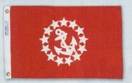 Nyl-Glo Commodore Vice Flag-12 in. X 18 in.