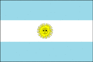 2 ft. X 3 ft. Nyl-Glo Argentina Government Flag
