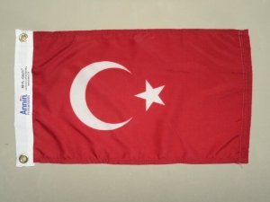 Picture of Annin Flagmakers 198609 3 ft. x 5 ft. Nyl-Glo Turkey Flag