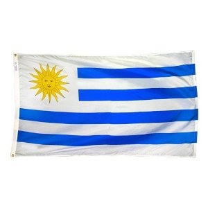 3 ft. x 5 ft. Nyl-Glo Uruguay Flag