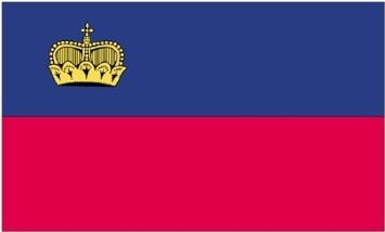 3 ft. x 5 ft. Nyl-Glo Liechtenstein Flag with Crown