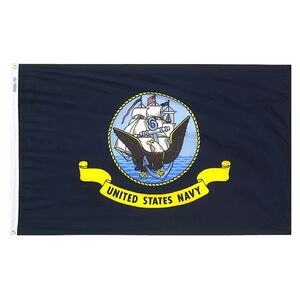 Picture of Annin Flagmakers 601 5 ft. X 8 ft. Nyl-Glo U.S. Navy Flag