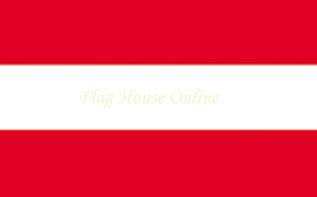 3 ft. x 5 ft. Nyl-Glo Austria Flag - Red and White