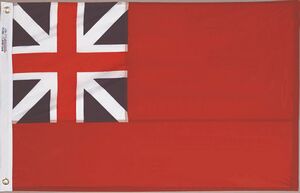 2 ft. X 3 ft. Nyl-Glo Brit Red Ens-1707 Flag