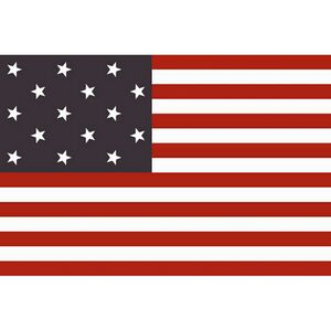 2 ft. X 3 ft. Nyl-Glo Star Spangled Banner Dyed