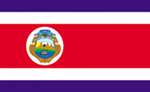 2 ft. X 3 ft. Nyl-Glo Costa Rica Flag