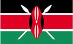 2 ft. X 3 ft. Nyl-Glo Kenya Flag
