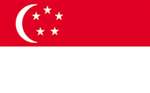 2 ft. X 3 ft. Nyl-Glo Singapore Flag