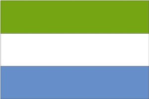 3 ft. x 5 ft. Nyl-Glo Sierra Leone Flag