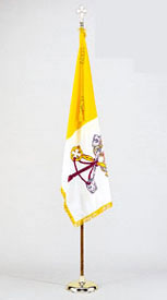 2 ft. X 3 ft. Nyl-Glo Papal Flag