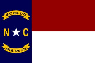 Picture of Annin Flagmakers 143982 6 ft. X 10 ft. Nyl-Glo North Carolina Flag