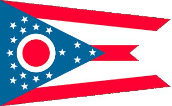 Picture of Annin Flagmakers 144285 6 ft. X 10 ft. Nyl-Glo Ohio Flag, Sewn