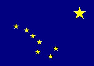 6 ft. X 10 ft. Nyl-Glo Alaska Flag- Dyed 6 ft. X 10 ft.