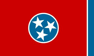 Picture of Annin Flagmakers 145203 6 ft. X 10 ft. Nyl-Glo Tennessee Flag