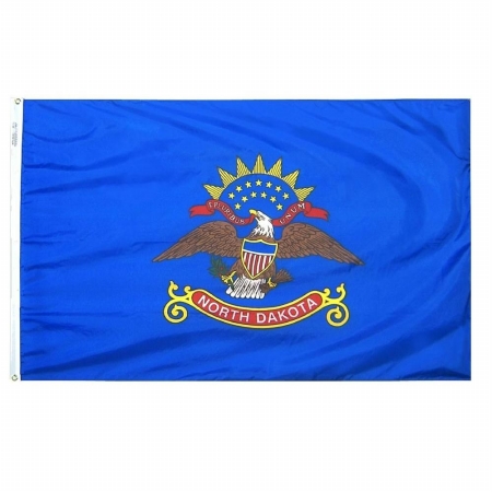 Picture of Annin Flagmakers 144160 3 ft. x 5 ft. Nyl-Glo North Dakota Flag