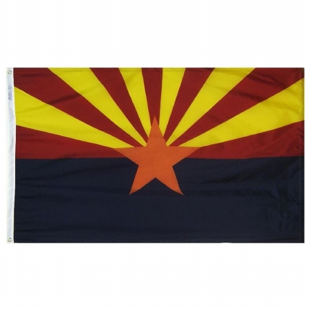 Picture of Annin Flagmakers 140260 3 ft. x 5 ft. Nyl-Glo Arizona Flag