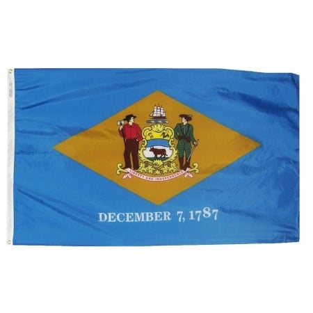 Picture of Annin Flagmakers 140860 3 ft. x 5 ft. Nyl-Glo Delaware Flag