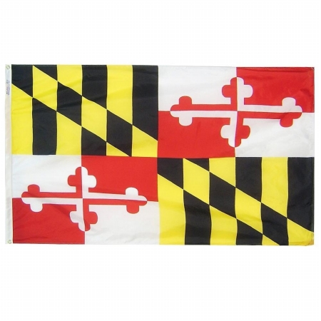 Picture of Annin Flagmakers 142360 3 ft. x 5 ft. Nyl-Glo Maryland Flag