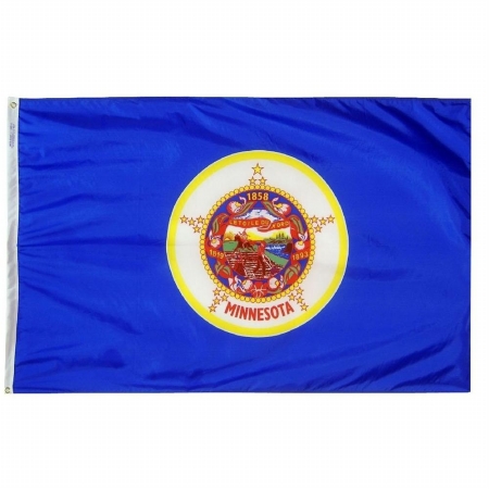 3 ft. x 5 ft. Nyl-Glo Minnesota Flag