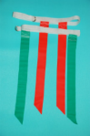 EVC-0033 Flag Belt - adjustable rip - 16 in. L 1 in. W - set of 1 belt  2 flags with Hook Eye Adhesive