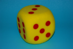 Picture of Everrich Industries EVAJ-0012 Foam Dice with dots-5 in.